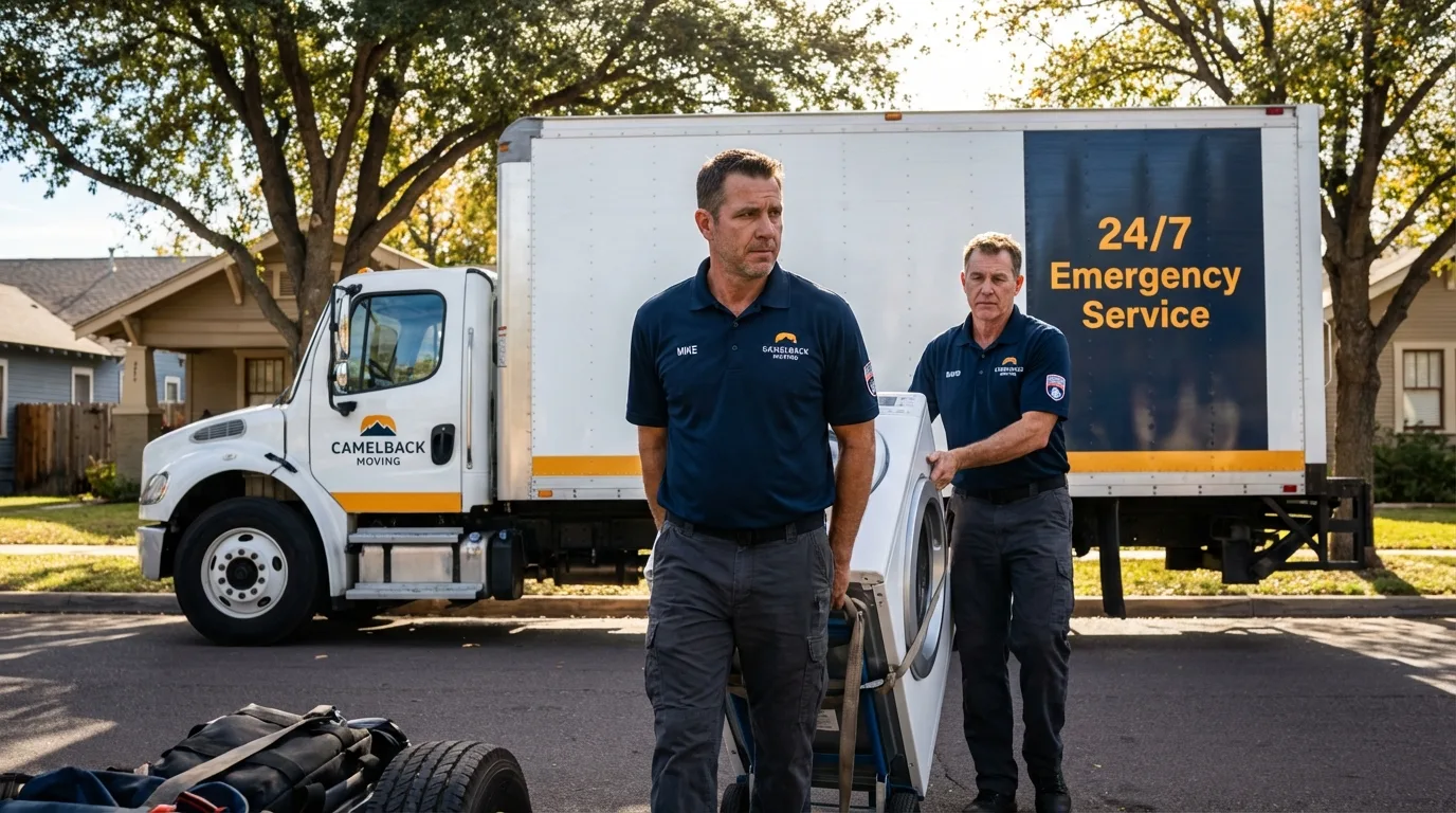 CamelBack Moving crew loading furniture in Mexico Beach, FL